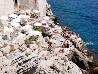 Buža Beach in Dubrovnik