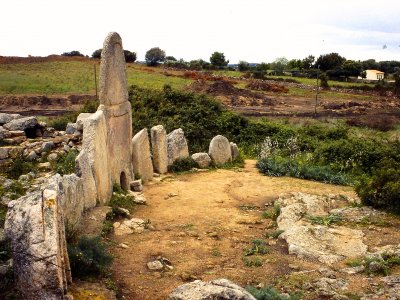 Tomb Coddu Vecchiu on Sardinia