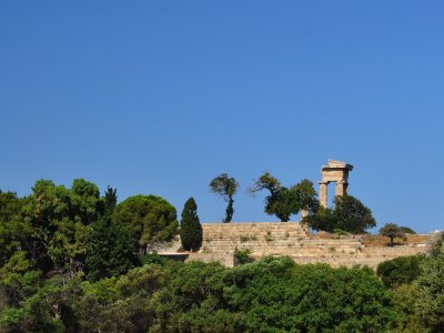 The Acropolis of Rhodes on Rhodes