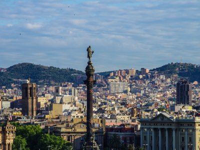 Columbus Monument in Barcelona