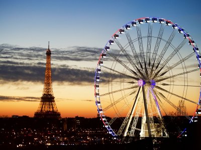 The Ferris wheel in Paris