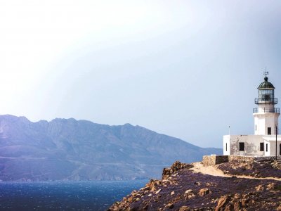 Armenistis Lighthouse on Mykonos