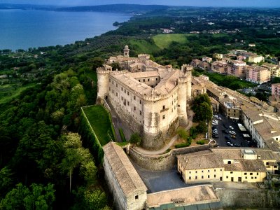 Odescalchi castle and Bracciano lake