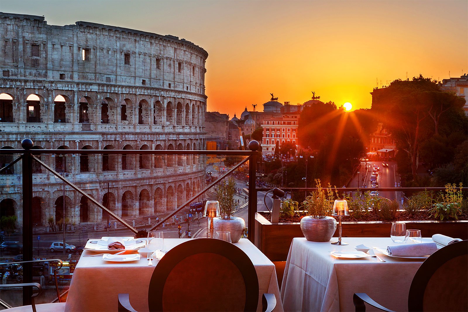 I Sofa Bar Restaurant Roof Terrace Roma Baci Living Room