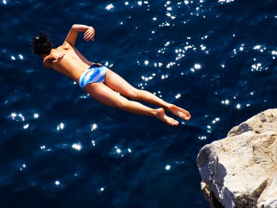 Top-3 places for diving from the rocks in Dubrovnik