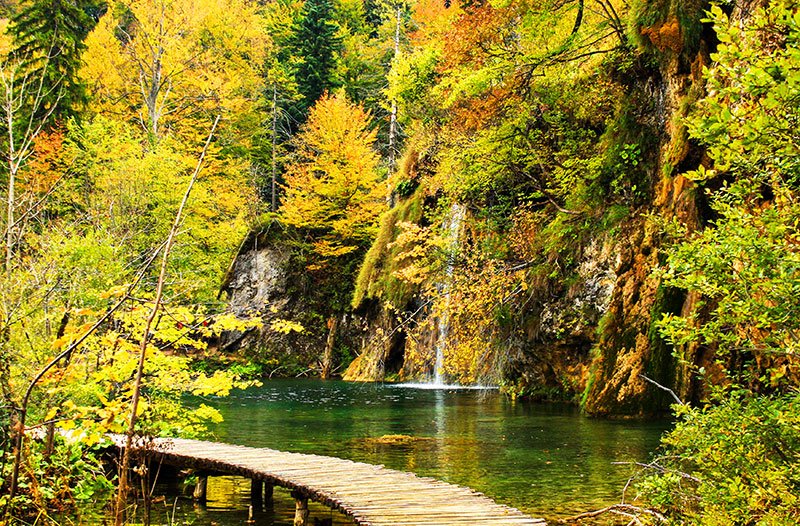 Autumn in Plitvice Lakes National Park, Zagreb