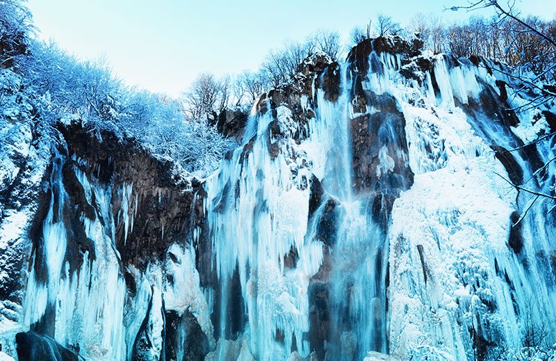 Ice cascades, Zagreb