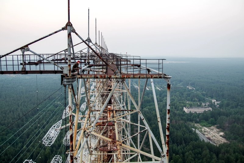 How to climb to the secret station Duga radar in Chernobyl