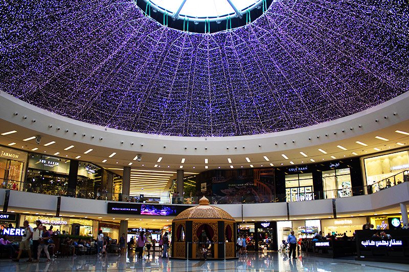 Inside Marina Mall, Dubai