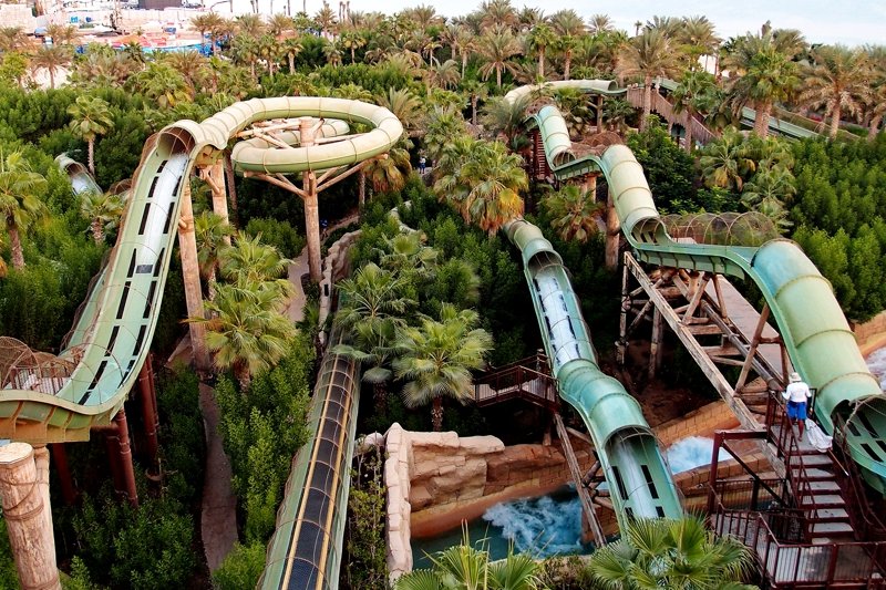 Water slides, Dubai