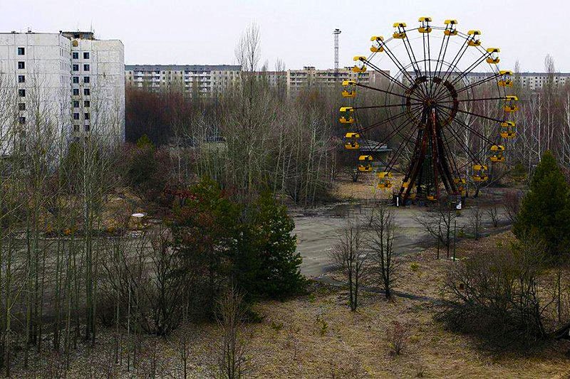 Ferris wheel in amusement park, Pripyat