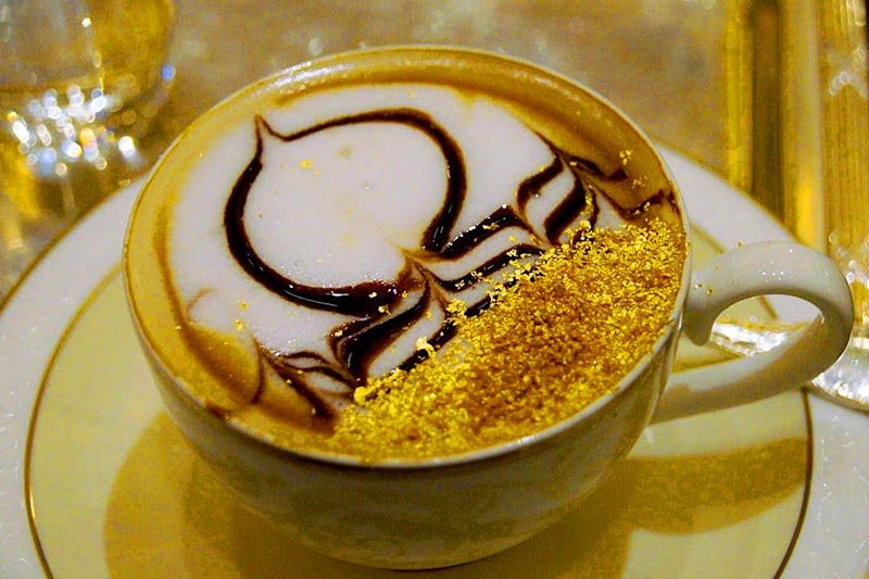 How to have a cup of gold coffee in Dubai