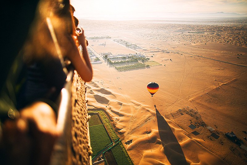 Balloon riding, Dubai