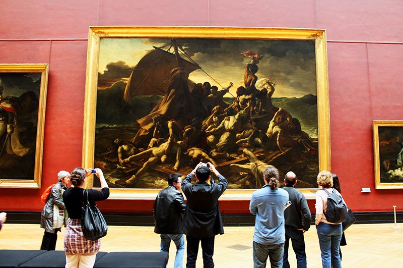 Raft of Medusa by Gericault, Paris