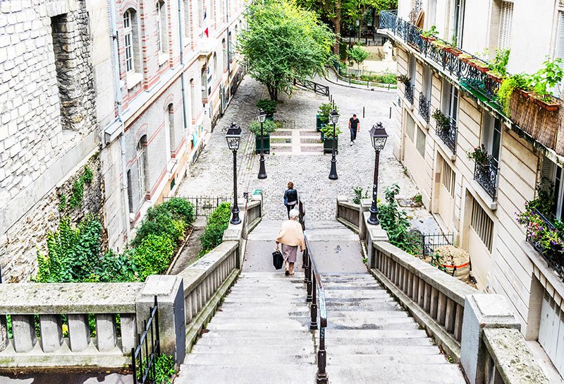 Montmartre streets, Paris