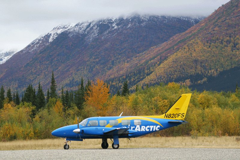 North Slope, The Point Lay airpot serves about 10 flights monthly., North Slope