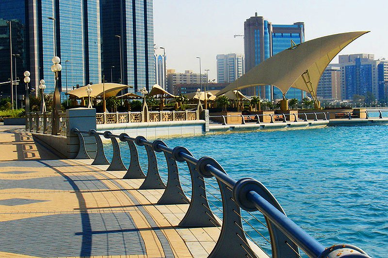 Corniche seafront, Abu Dhabi