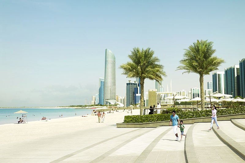 Corniche seafront, Abu Dhabi