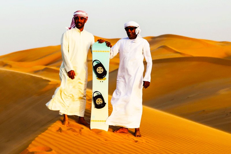 Liwa Oasis, Sandboarding in Rub al-Khali Desert, Abu Dhabi