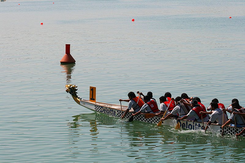 Roces on dragon boats, Abu Dhabi