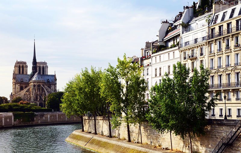 The Île Saint-Louis, Paris