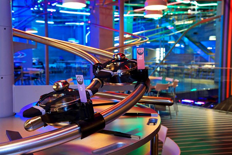 Roller coaster restaurant, Abu Dhabi