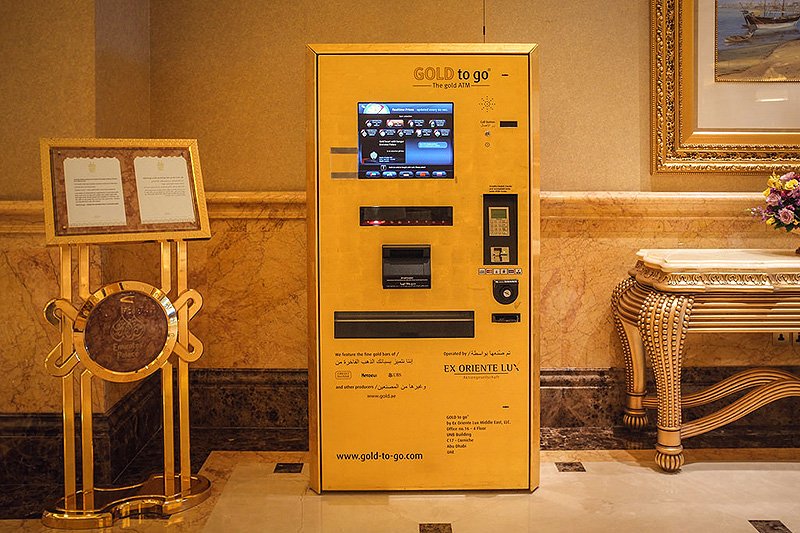 Image result for abu dhabi gold vending machine