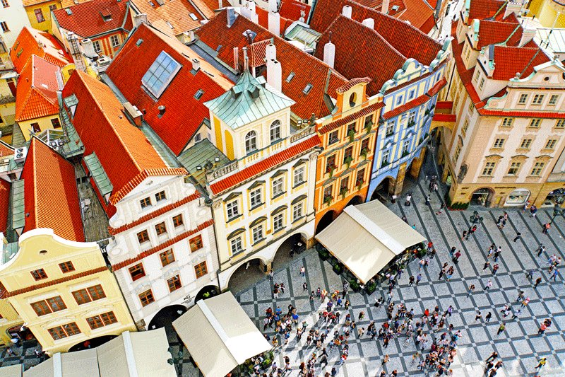 Old Town Hall Tower view, Prague