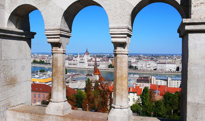 Fisherman's Bastion view, Budapest