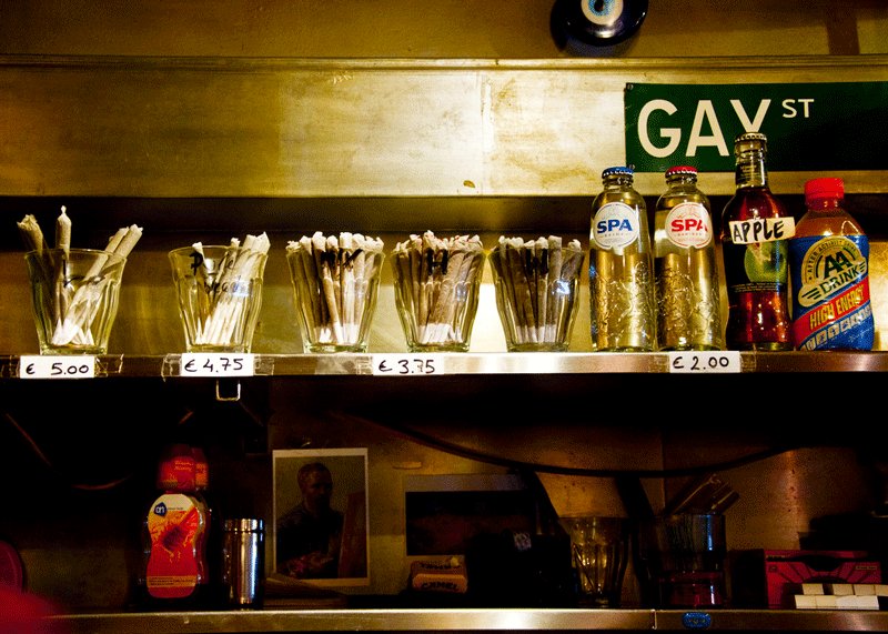 You can buy a pot in the coffeeshop, Amsterdam