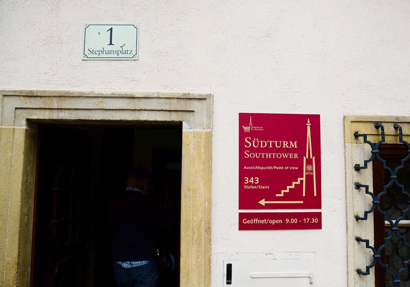 Entrance to the South Tower of the St. Stephen Cathedral, Vienna