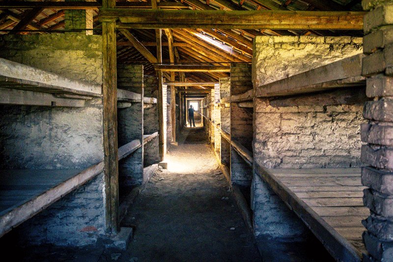 Barracks where prisoners lived, Krakow