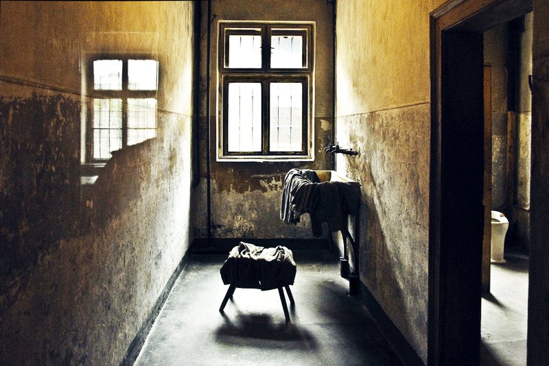 A room in the death block, Krakow