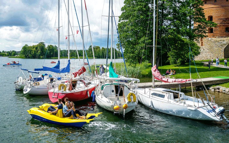 Rent a catamaran with your fellows, Vilnius