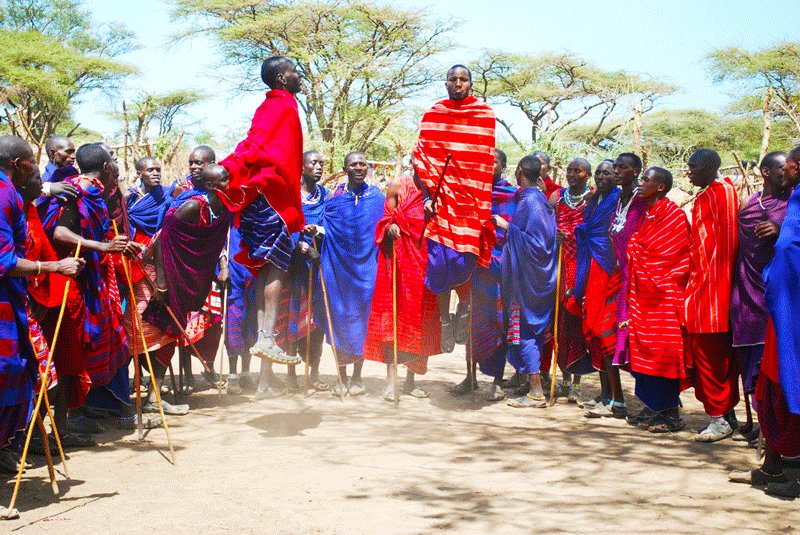 Maasai jumping, Arusha