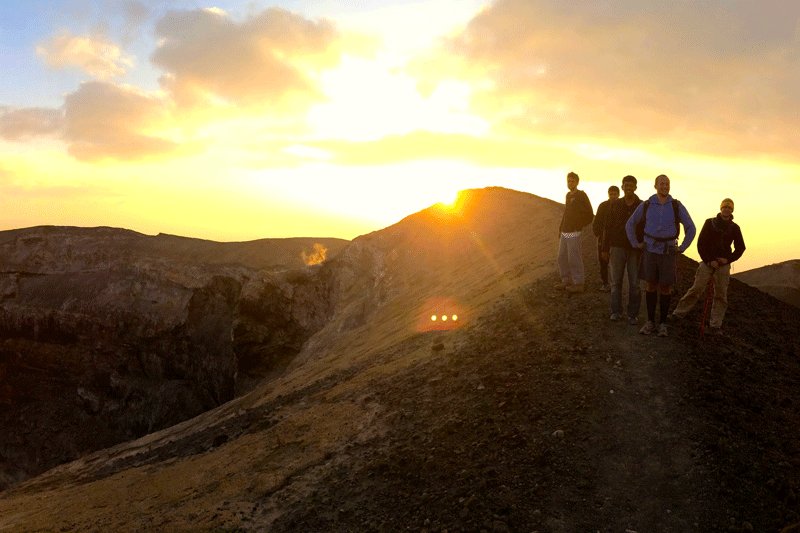 Dawn over the volcano, Arusha