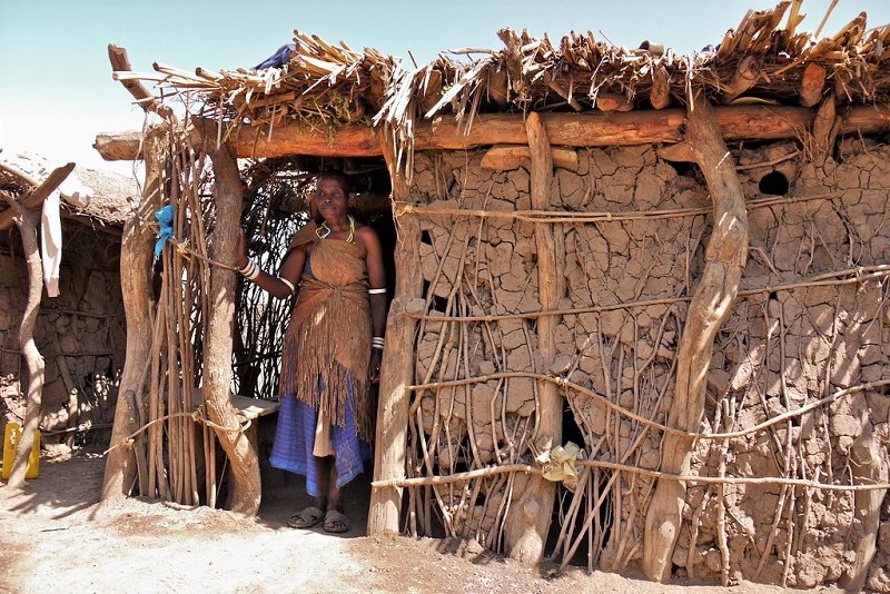 Datoga mud hut, Arusha