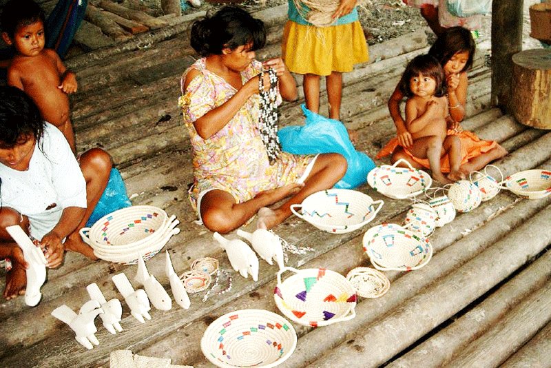 Buy warao souvenirs made of wood balsa and palm trees moriche, Maturin