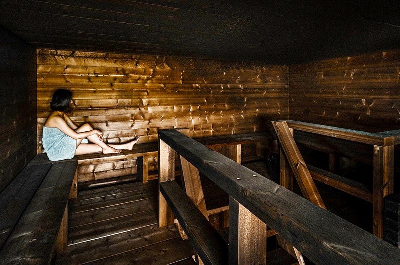 Sauna in Nuuksio National Park, Helsinki