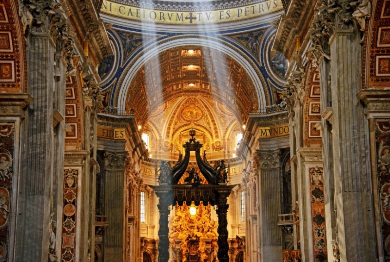 Saint Peter's basilica interior