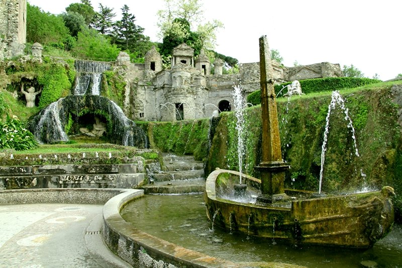 On Villa D'Este in Tivoli