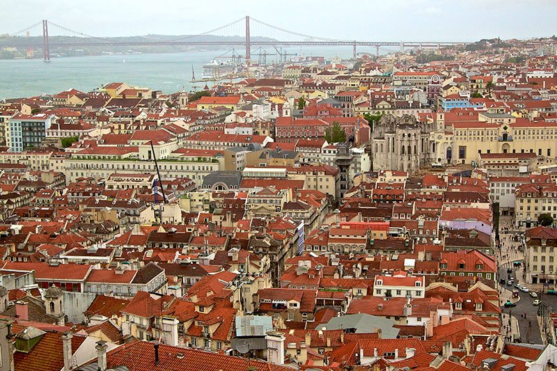 View from the Elevador di Santa Justa