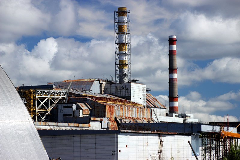 Sarcophagus in Chernobyl