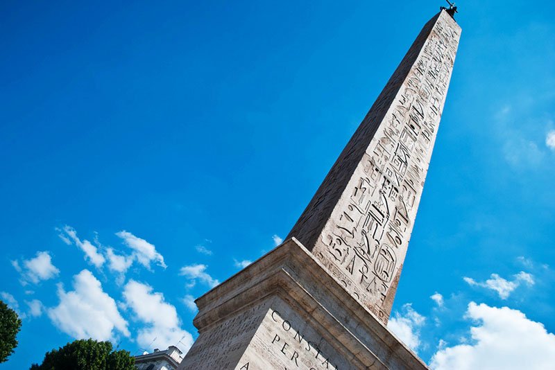 Obelisque in front of Basilica di Santa Maria Maggiore, Rome