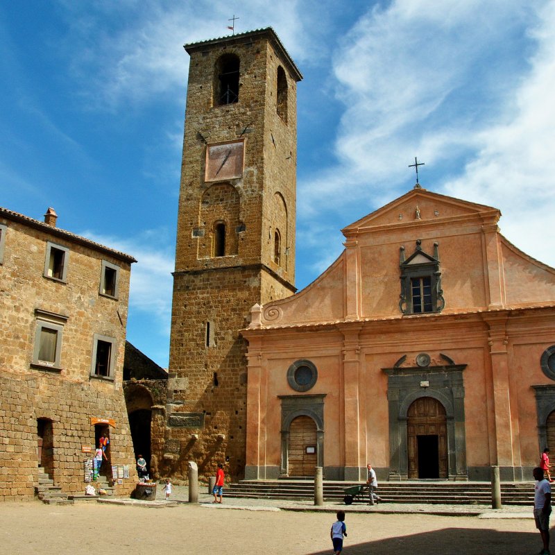 San Donato Church. Civita di Bagnoregio.