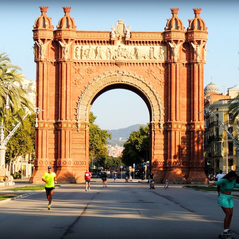 the Arc de Triomf, Barcelona