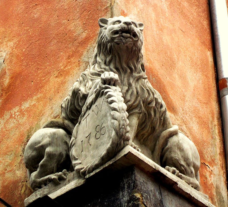 Two-bodied lion, Lviv