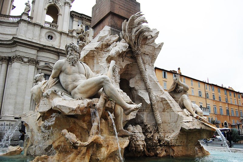 Fontana dei Quattro Fiumi, Rome