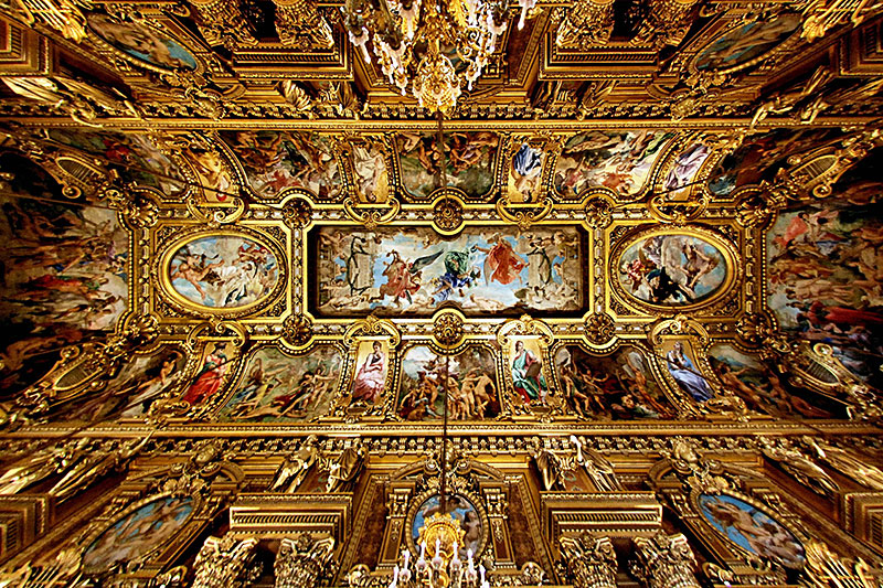 Ceiling in the Opera Granier