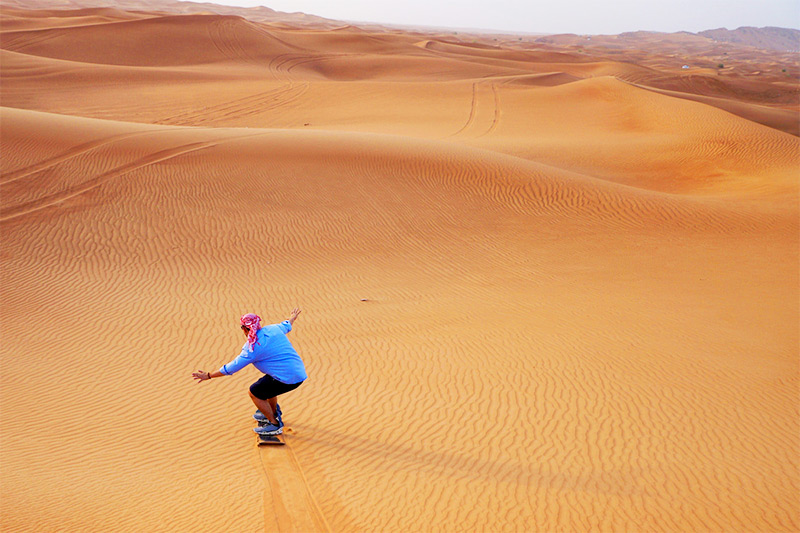 sandboarding